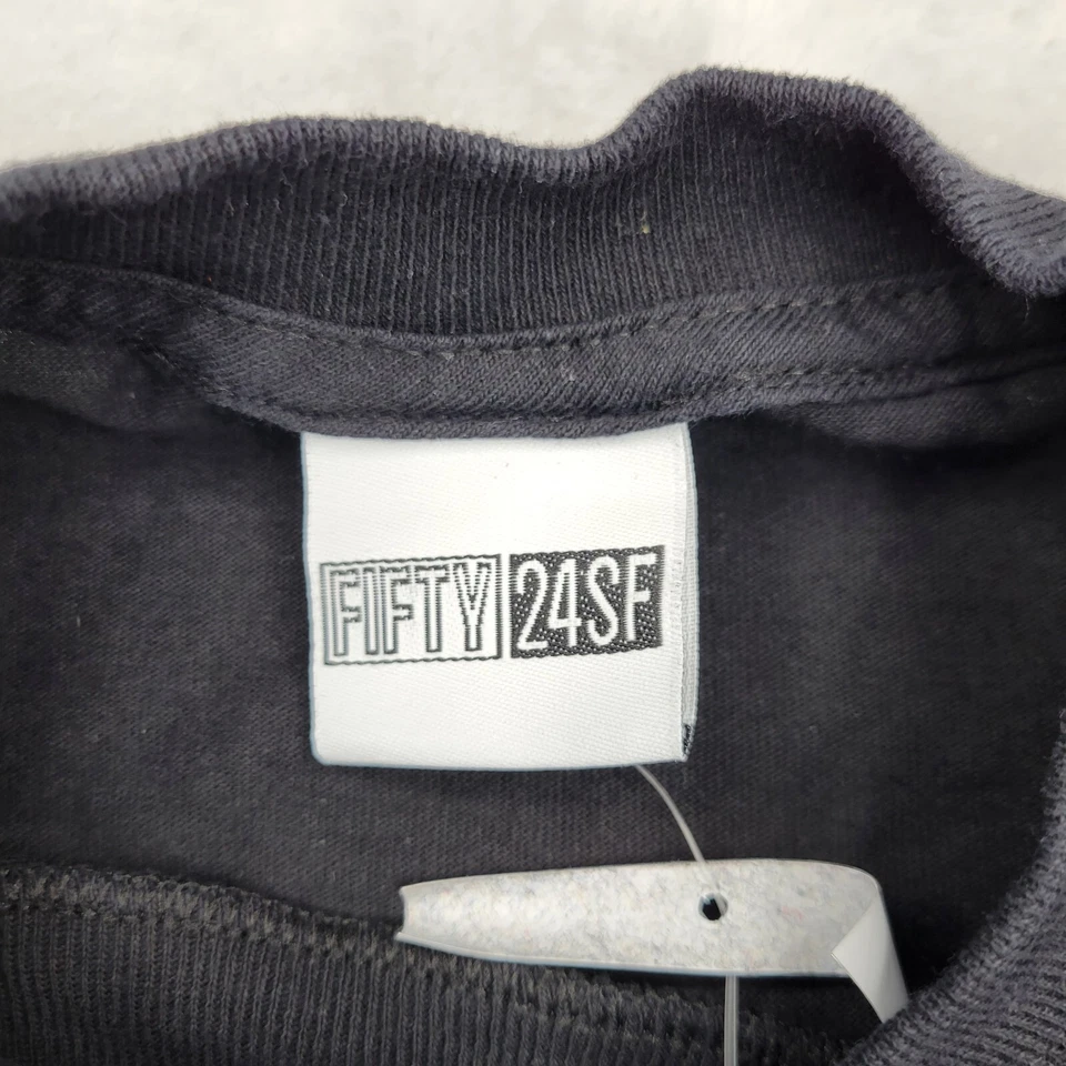 Camisa Fifty24SF Hombres Pequeña De Colección Hecha en EE. UU. Padrino Fredo Mafia Mob Negra Adulto Foto 3 de 4