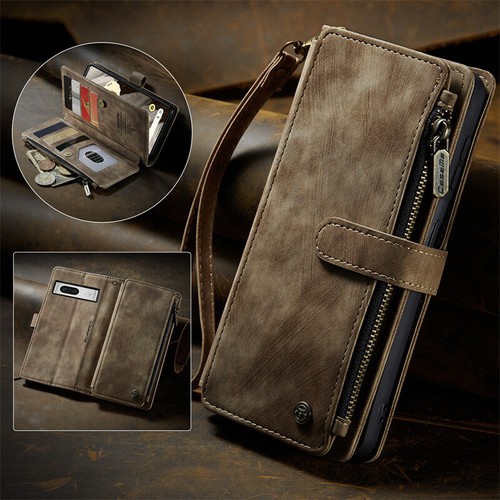 For Google Pixel 7A 8 Pro Case Auto Closing Magnetic 10 card slots Flip Cover - Bild 2 von 16
