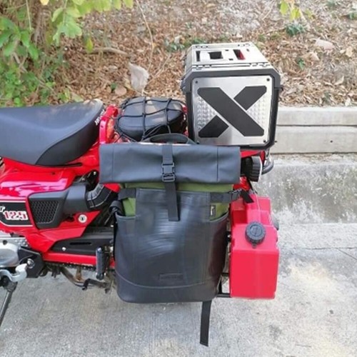 Side Rack + Fuel Tank 3L Honda CT125 2in1 Trail Hunter Motorcycle Parts - Picture 7 of 9