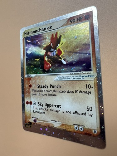 Pokemon Card - Hitmonchan ex Ruby and Sapphire 98/109 Ultra Rare - Picture 2 of 8