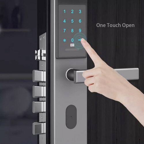 RFID Card Apartment Anti-theft Intelligent Induction Combination Lock+Card - Picture 6 of 13