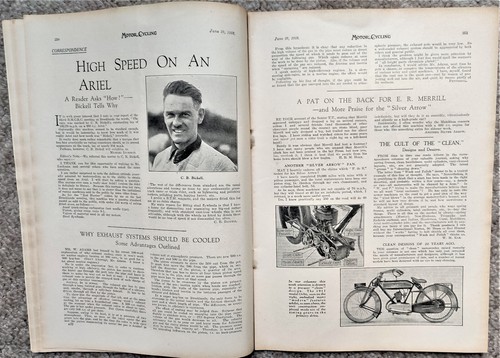 Motor Cycling Magazine 1932 Norton Win Dutch TT  James Comet Test - Picture 7 of 8