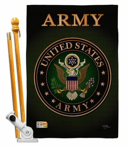 Bandiera da giardino esercito forze armate decorativa piccolo regalo cortile casa striscione - Foto 6 di 19