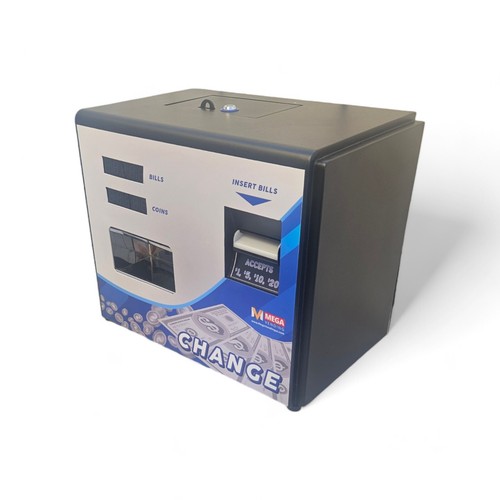 Rear Load Bill To Coin Changer Single Hopper Single Validator 1$ 5$ 10$ and 20$ - Picture 4 of 9