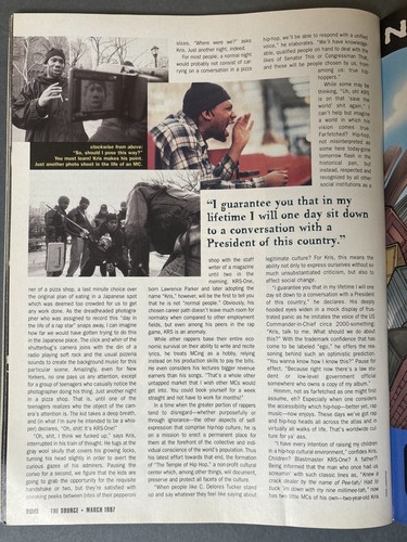 THE SOURCE MAGAZINE MARCH 1997 KRS-ONE DJ MUGGS WARREN G VG - Picture 8 of 9