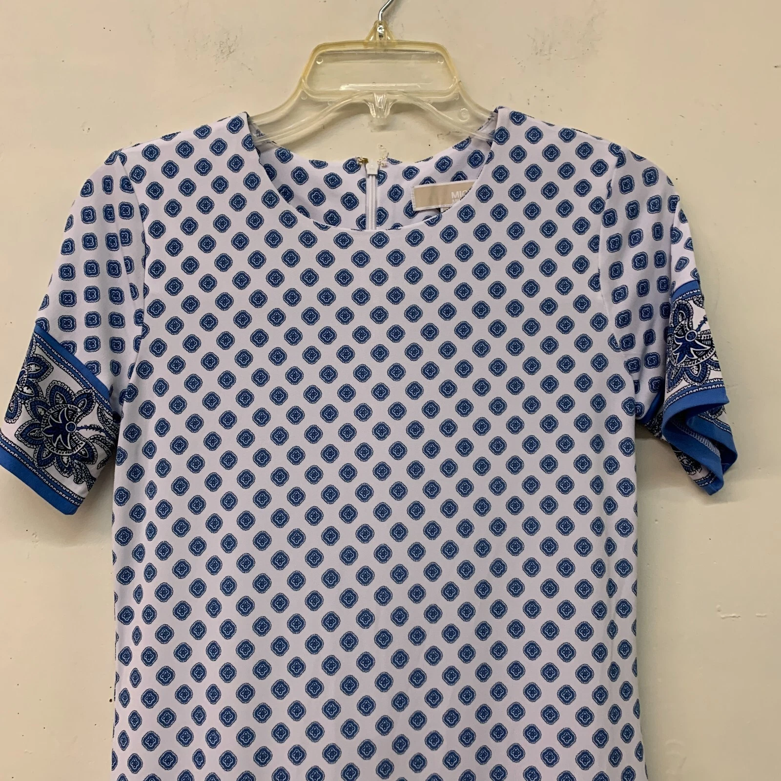 Abito tubino Michael Kors donna XS multicolore boho bohemien stampa artistica elasticizzato