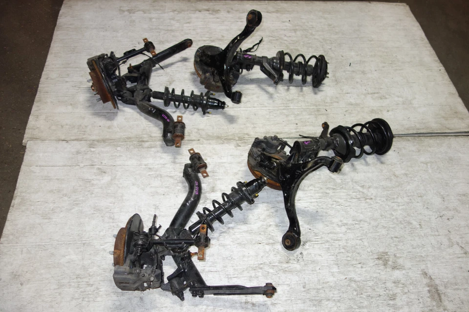 Pinzas de freno JDM Honda Civic 5 orejetas husillos buje brazo de arrastre 2001-2005 EU3 Foto 2 de 4