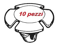 Spider Bottone fissaggio rivestimento interno cofano motore Alfa 75