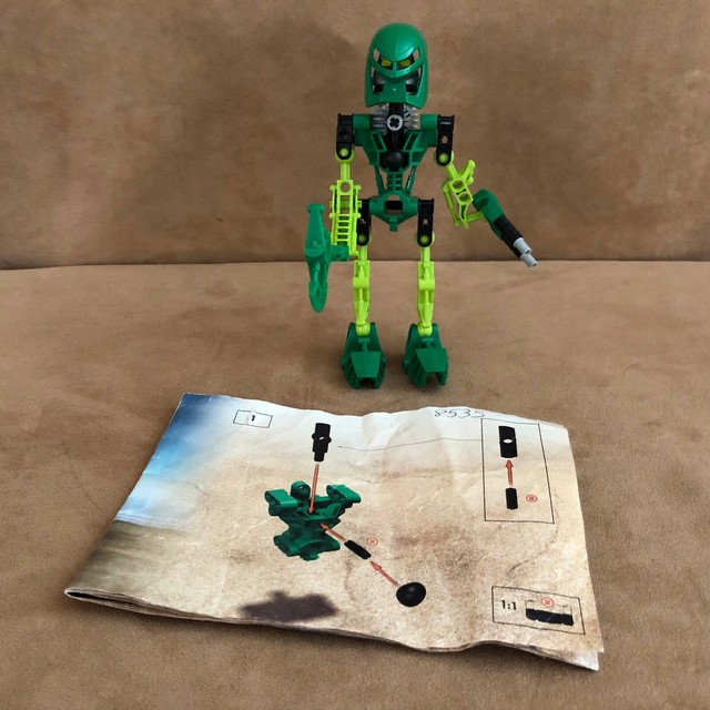 8535 Lego Complete Bionicle Toa Mata Lewa action figure instructions
