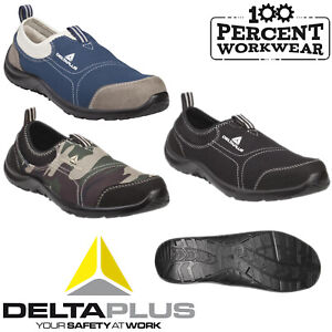 Mens Women Delta Plus Lightweight Steel Toe Cap Safety Boots Work Shoes Trainers