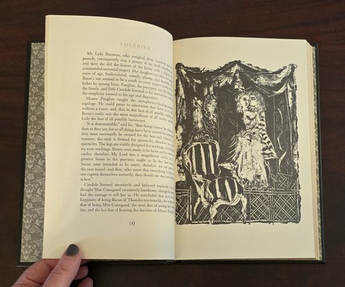 Candide Voltaire Franklin Library 1979 Leather HC Collector's Edition Gilt Edge - Bild 2 von 9
