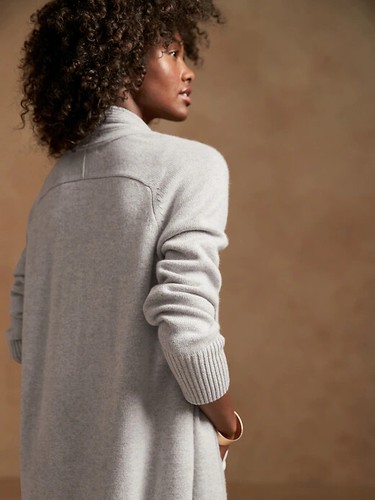 NEW Banana Republic Cashmere Long Cardigan Sweater SIZE XXS NEW #747390 FA 2021 - Picture 2 of 4