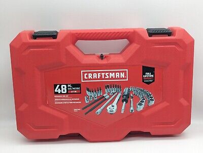 Craftsman 48 pc 1/4 in. Drive Metric and SAE Tool Set Craftsman 48 pc 1/4 in. Drive Metric and SAE Tool Set