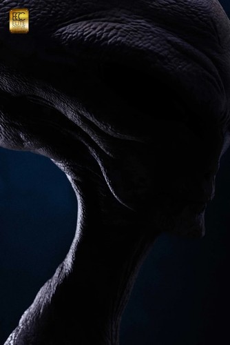 Reptilian Grey Life Size Bust 1:1 Art of Steve Wang ELITE CREATURE COLLECTIBLES - Imagen 8 de 8