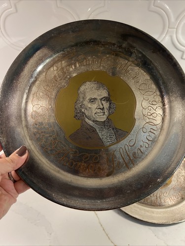 Placas de plata de los Padres Fundadores - Juego de SEIS - Imagen 4 de 8