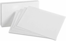 4 x 6" Heavyweight Blank 14 Pt. White Cards / Postcards - 50 per Pack