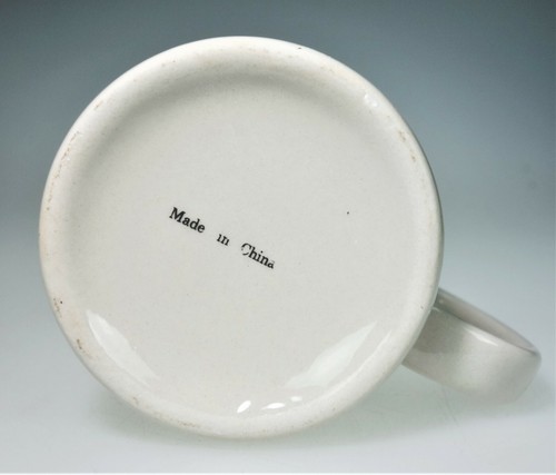 EniChem Stoneware Cup Mug Milan Italy Dow Chemical Height: 4” - Picture 3 of 4