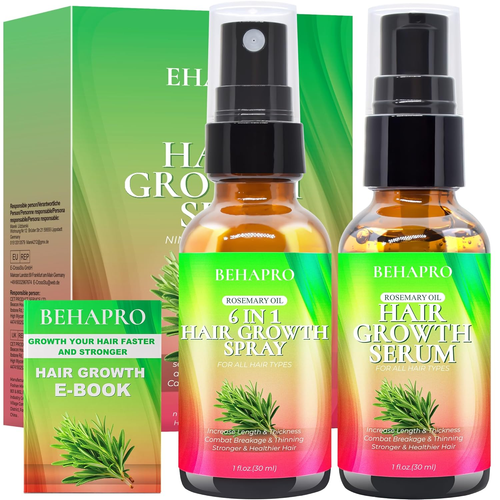 Rosemary Oil, Hair Growth Serum, Heat Protectant Spray, Biotin Argan Oil Product - Picture 10 of 12