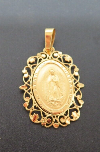 COLGANTE VIRGEN MARÍA 14K YG 3,96 gramos (AI-2299) - Imagen 2 de 8