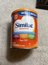 Similac - Sensitive w/Iron/DHA/Lutein/Vit E  12.5oz Milk-Based Formula- 1/1/26