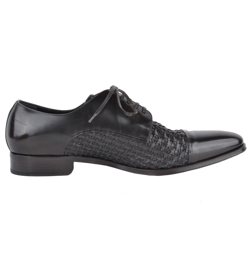 DOLCE & GABBANA Scarpe Business di pelle intrecciato marrone 03275 Scarpe classiche da uomo DOLCE & GABBANA Scarpe Business di pelle intrecciato marrone 03275 Scarpe classiche da uomo