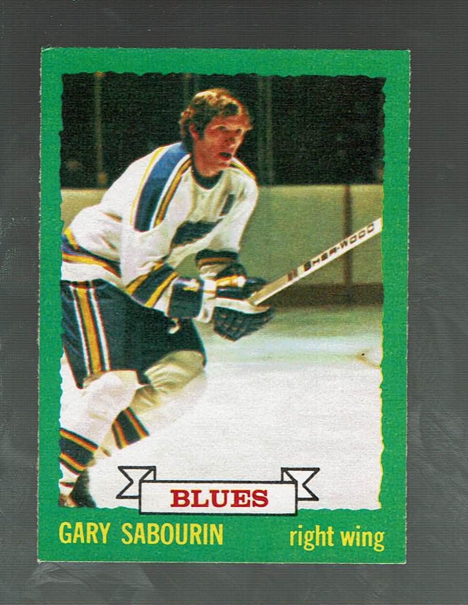 1973-74.   . OPC.    Gary Sabourin    #168      NM
