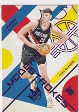 2024-25 Panini Court Kings 28 Donovan Clingan Rookie Modern Strokes Purple 3/15