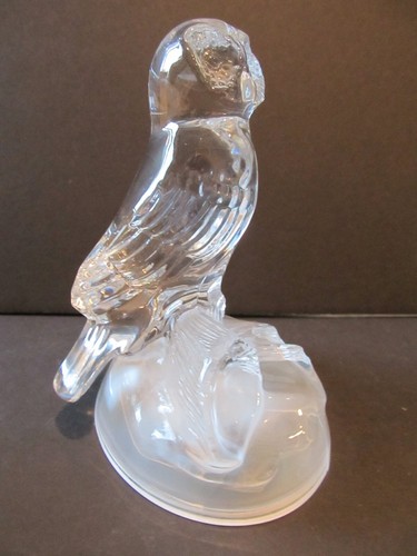Cristal D'Arques Sammlerstück Kristall Eule Briefbeschwerer Figur - Bild 3 von 9
