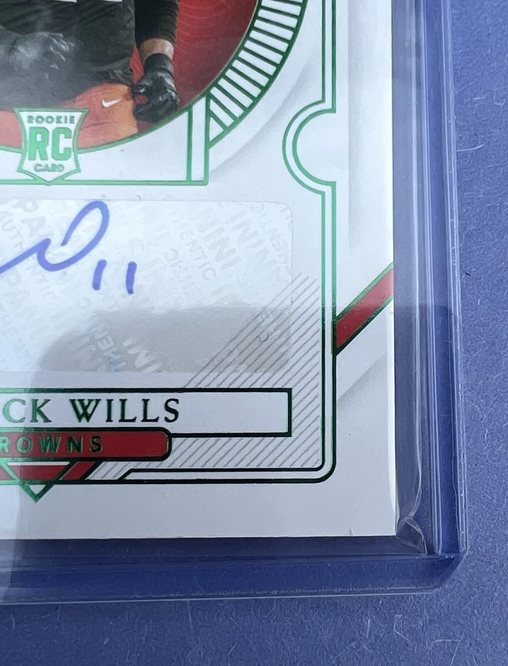 Jedrick Wills Rookie Card 1/5 - Image 4 of 4
