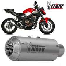 Auspuff exhaust MIVV MK3 Edelstahl fur HONDA CB 500 F 2019 > 2023