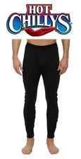 HOT CHILLYS MENS PEPPER MICRO BASE LAYER FLY BLACK BOTTOM SIZE XL, NEW! (PH2629)
