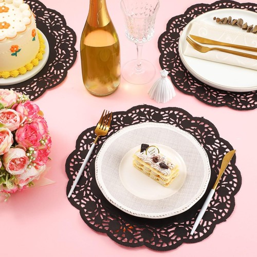 200 Pcs Doilies Paper Doilies Lace Paper Doilies Disposable Foil Lace Paper D... - Picture 7 of 8
