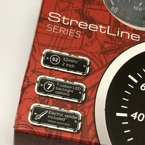 SAAS Streetline EGT Pyro + turbo boost gauges 0-30 PSi 900C diesel Black 52mm 2" - Picture 6 of 7