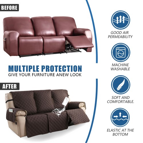 100% Waterproof Recliner Chair Cover Non Slip Recliner Covers for Recliner Chair - Picture 43 of 93