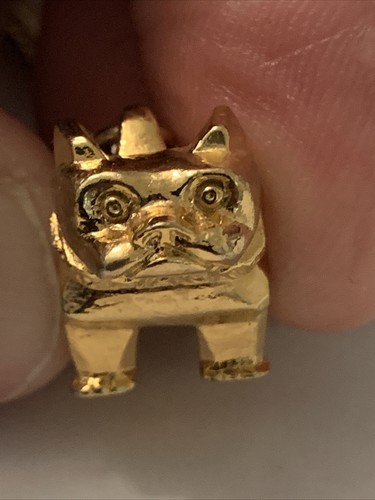Vintage MACK TRUCK BULLDOG TIE CLIP/CHAIN ANSON PAT.PENDING Old Estate Not Gold - Picture 5 of 24