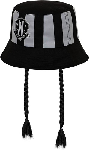 Wednesday Wednesday Wednesday Addams Braids Bucket Hat Karactermania - Picture 2 of 3