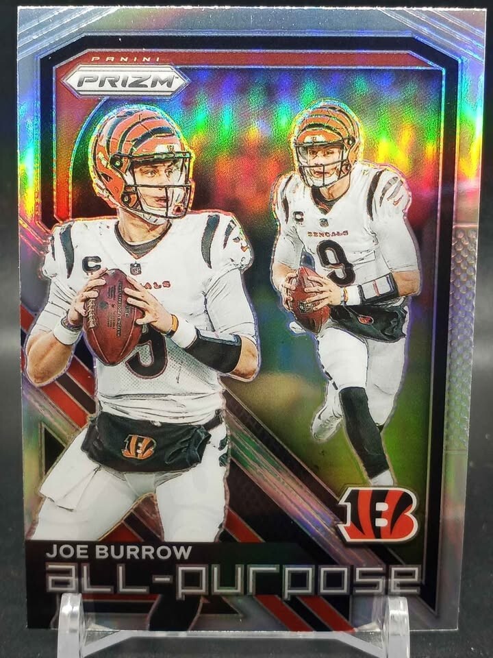 Joe Burrow 2023 Panini Prizm All Purpose Silver Prizm Quarterback Cincinnati