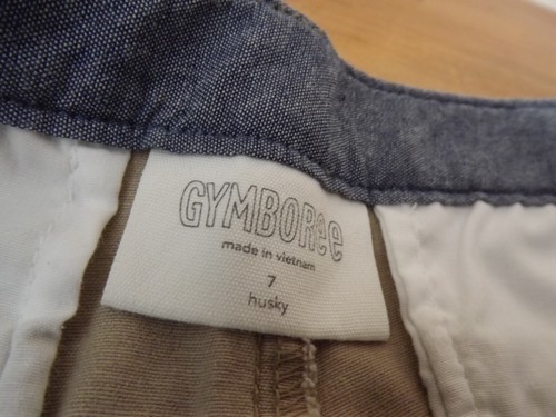 3 PR BOYS CHINO PANTS (2) KHAKI SIZE 7 HUSKY (1) BLUE SIZE 8 - Picture 5 of 11