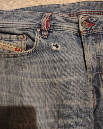 DIESEL Zathan Regular-Bootcut Jeans Herren W33/L30 Made in Italy Distressd Vintage Y2k - Bild 6 von 22
