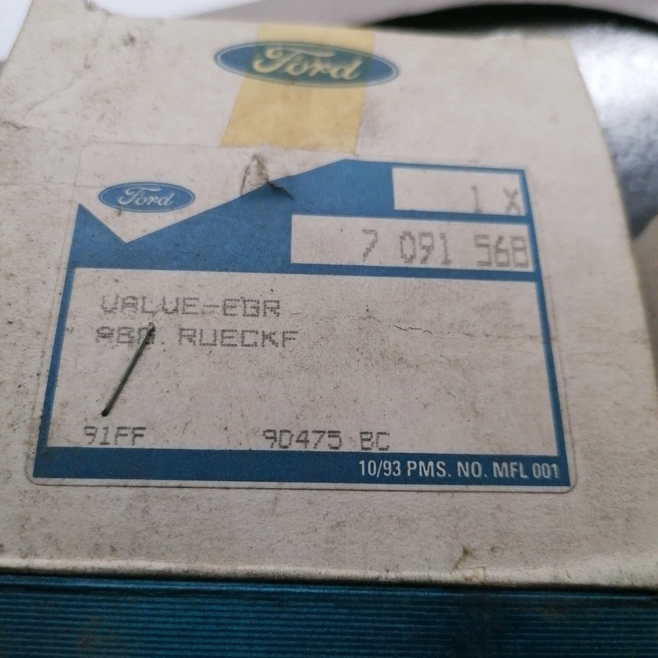 VALVOLA EGR ORIGINALE FORD ESCORT MK5-6 1.8 TD 1990-2001 GENUINE OEM N.7091568 Foto 4 de 4