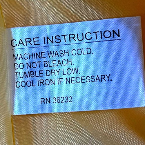 Portrait - Damen Gr. XS - gelber Trenchcoat Regenjacke - wattierte Schultern - Bild 6 von 16