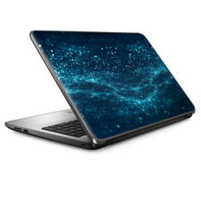 Laptop Skin Wrap Universal for 13 inch - blue nebula meteor shower
