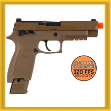 Sig Sauer ProForce M17 Coyote Tan 6mm 320 FPS Velocity Airsoft (Green Gas)