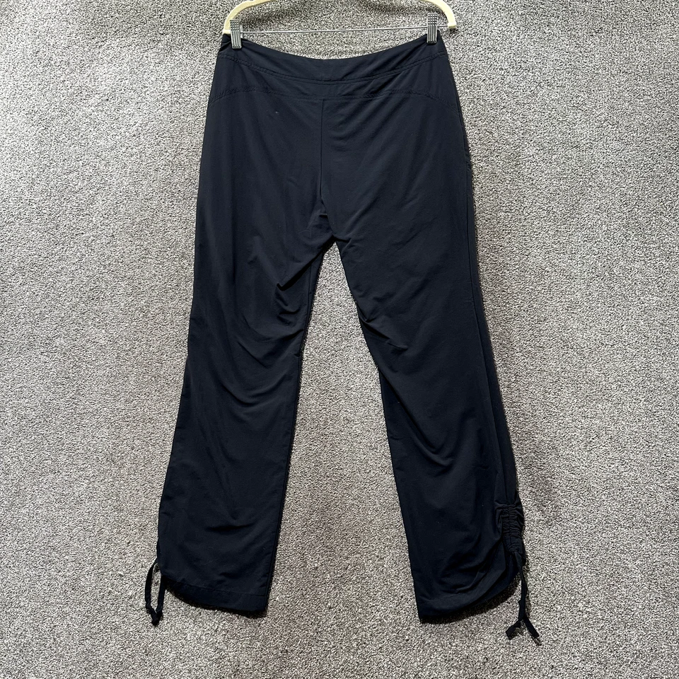 Cabela's Hiking Pants Women 8 Black Mid Rise Straight Leg Lightweight Nylon - Image 2 of 4