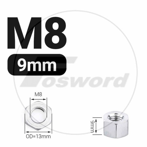 Aluminium Hex Hexagonal Pillar Female Threaded Standoffs Spacers M3 M4 M5 M6 M8 - Picture 54 of 60