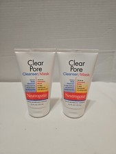 2👉🏻Neutrogena Clear Pore Cleanser/Mask, 4.2 Oz ~Exp: 2026