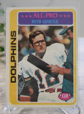 1978 Topps Football # 120 Bob Griese ALL-PRO Miami Dolphins