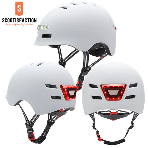 Casco Inteligente Ergonómico con Luz para Scooter Eléctrico Bicicleta Patineta Xiaomi - Imagen 10 de 10