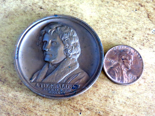Denmark 1838 Medal Depicting Albert Thorwaldsen (1770-1844) F3 - Picture 2 of 2