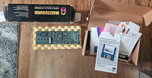 Super Rare NOB Turtle Beach MultiSound ISA Card E-Mu Proteus 1/XR 4MB Wavetable